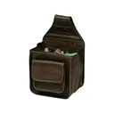 Wild Hare Divided Leather Shotgun Shell Pouch Java - Wild Hare Shooting Gear