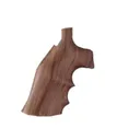Hogue Fancy Hardwood Grips with Finger Grooves for Dan Wesson Small Frame Pau Ferro - Hogue