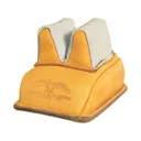Protektor Super Slick Silver Rabbit Ear Rear Shooting Rest Bag with Heavy Bottom Leather Tan Filled - Protektor