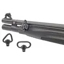 GG&G Tactical QD Sling Attachment with Rectangular Swivel & Flashlight Mount Combo Beretta 1301 12 Gauge Steel Black - GG&G