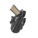 DeSantis Gunhide C&L Thumb Break Scabbard OWB Holster Right Hand 1911 Government Leather Black - Desantis