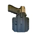 Comp-Tac L-Line Modular OWB Holster Right Hand 1911 Government with Rail Kydex Black - Comp-Tac