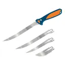 Havalon Talon Fillet Knife Zytel Handle Blue & Orange - Havalon Knives