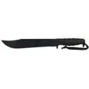 Ontario SP5 Bowie Fixed Blade Knife 10" Clip Point 1095 Carbon Steel Blade Kraton Handle Black - Ontario