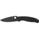 Spyderco Resilience Lightweight Pocket Knife 4.2" Drop Point 8Cr13MoV Stainless Black Blade Fiberglass Reinforced Nylon (FRN) Handle Black - Spyderco