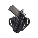 DeSantis Gunhide Speed Scabbard OWB Holster Right Hand Springfield Echelon 4.5" Leather Black - DeSantis Holsters