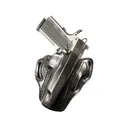 DeSantis Gunhide Speed Scabbard OWB Holster Right Hand Springfield Echelon 4.0C Leather Black - Desantis Gunhide