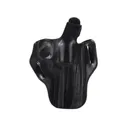 DeSantis Gunhide Thumb Break Scabbard OWB Holster Right Hand Ruger GP100 4" Leather Black - DeSantis Holsters