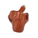 DeSantis Gunhide Thumb Break Scabbard OWB Holster Right Hand S&W L Frame 4" Leather Tan - Desantis Gunhide