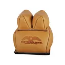 Protektor Custom Rabbit Ear Rear Shooting Rest Bag with Heavy Bottom Leather Tan Filled - Protektor