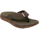 Grundens Fish Finder Sandals Rubber Dark Brown Men's 9 D - Grundens