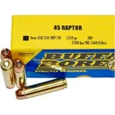 Buffalo Bore 45 Raptor Ammo 250 Grain Jacketed Hollow Point Box of 20 - Buffalo Bore Ammunition
