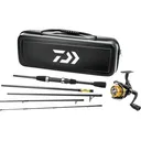 Daiwa Carbon Case Travel Spinning Combo 5'6" Spinning Rod Light - Daiwa