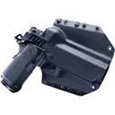 Mission First Tactical Hybrid OWB Holster Right Hand Springfield Prodigy 1911 5" Kydex/Leather Black - Mission First Tactical