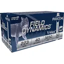 Fiocchi Field Dynamics 223 Remington Ammo 40 Grain Hornady V-Max Polymer Tip Case of 1000 (20 Boxes of 50) - Fiocchi Ammo
