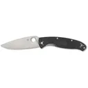 Spyderco Resilience Lightweight Pocket Knife 4.2" Drop Point 8Cr13MoV Stainless Satin Blade Fiberglass Reinforced Nylon (FRN) Handle Black - Spyderco