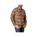5.11 Men's Lester Long Sleeve Shirt Dark Earth Plaid Large - 5.11 Tactical