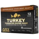 Apex Turkey TSS 12 Gauge Ammo 3" #9 Tungsten Shot 2-1/4 oz Box of 5 - Apex Ammunition
