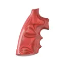 Hogue Fancy Hardwood Grips with Finger Grooves for Colt Python Rosewood Laminate - Hogue