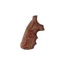 Hogue Fancy Hardwood Grips with Finger Grooves for S&W J-Frame Square Butt Rosewood Laminate - Hogue