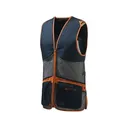 Beretta Men's Full Mesh Shooting Vest Total Eclipse Blue/Gray Medium - Beretta