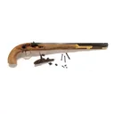 Pedersoli Bounty Percussion Muzzleloading Pistol Kit 50 Caliber 16" Blued Barrel Walnut Stock - Pedersoli