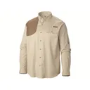 Columbia Men's PHG Blood and Guts Shooting Long Sleeve Shirt Fossil Medium - Columbia