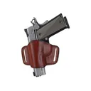 Bianchi 105 Minimalist OWB Holster Left Hand Browning Hi-Power, 1911 Government Leather Tan - Bianchi