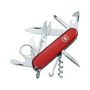 Victorinox Swiss Army Explorer Pocket Knife 2.75" Drop Point Stainless Steel Satin Blade ABS Polymer Handle Red - Victorinox Swiss Army