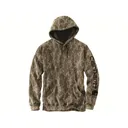 Carhartt Men's Loose Fit Midweight Camo Sleeve Graphic Hoodie Mossy Oak Bottomland Large Tall - Carhartt