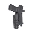 Rounded XFER IWB Holster Ambidextrous Streamlight TLR-1 Kydex Carbon Fiber - Rounded