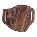 Bianchi 57 Remedy OWB Holster Right Hand 1911 Officer Leather Weathered Tan - Bianchi