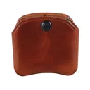 El Paso Saddlery Single Stack Double Magazine Pouch Leather Russet Brown - El Paso Saddlery