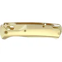 Flytanium Crossfade Knife Scales for Benchmade Bugout Brass Stonewashed - Flytanium