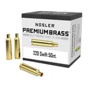 Nosler Premium 220 Swift Brass Box of 50 - Nosler