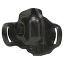 DeSantis Gunhide Roscoe Cross Draw OWB Holster Left Hand S&W J Frame 2" Leather Black - DeSantis Holsters