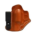 DeSantis Gunhide Flex-Tuk IWB Holster Left Hand Kimber K6S Leather Tan - Desantis Gunhide