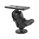 RAM Fish Finder Mount Humminbird Helix 7 Size C Short Arm - Ram Mounts