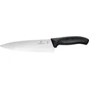 Victorinox Swiss Army Classic Chef Knife 8" Chef Stainless Steel Satin Blade TPE Handle Black - Victorinox Swiss Army