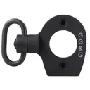 GG&G Quick Detach End Plate Sling Mount Adapter with Heavy Duty Quick Detach Swivel Benelli M2 12 Gauge Aluminum Matte - GG&G