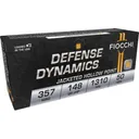 Fiocchi Defense Dynamics 357 Magnum Ammo 148 Grain Jacketed Hollow Point Case of 1000 (20 Boxes of 50) - Fiocchi