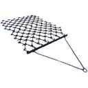 Field Tuff Heavy Duty Drag Harrow 72" X 96" Chain Style Hitch - Field Tuff