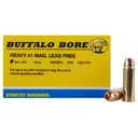 Buffalo Bore 41 Remington Magnum Ammo 180 Grain Barnes XPB Solid Hollow Point Lead Free Box of 20 - Buffalo Bore Ammunition