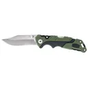 Buck Knives 661 Pursuit Small Assisted Opening Pocket Knife 3" Drop Point 420HC Satin Blade Glass Reinforced Nylon (GRN)/Versaflex Handle Black/Green - Buck Knives