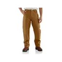 Carhartt Men's Firm Duck Double Front Utility Work Pants Carhartt Brown 38X32 - Carhartt