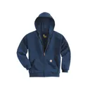 Carhartt Men's Loose Fit Midweight Full Zip Hoodie New Navy 2XL Tall - Carhartt