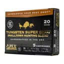 Apex Turkey TSS Smalltown Hunting Blend 20 Gauge Ammo 3" #7-1/2 and #9 Tungsten Shot 1-5/8 oz Box of 5 - Apex Ammunition