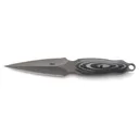 CRKT Shrill Fixed Blade Knife 4.77" Spear Point 8Cr13MoV Titanium Nitride Blade Micarta Handle Black/Gray - Crkt
