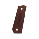 Ed Brown 1911 Government, Commander Double Diamond Checkered Slim Line Bobtail Grips Laminate Brown - Ed Brown