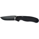 Ontario RAT 1A Assisted Opening Pocket Knife 3.5" Drop Point Black AUS-8 Steel Blade G-10 Handle Black - Ontario Knife
